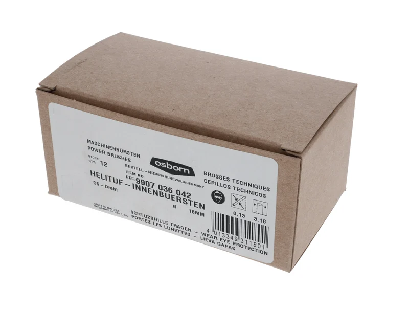 Innenbürste HELITUF 3,4mm Drahtstärke 0,13mm Stahldraht Helituf OSBORN