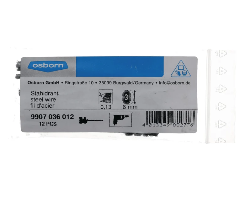 Innenbürste HELITUF 3,4mm Drahtstärke 0,13mm Stahldraht Helituf OSBORN