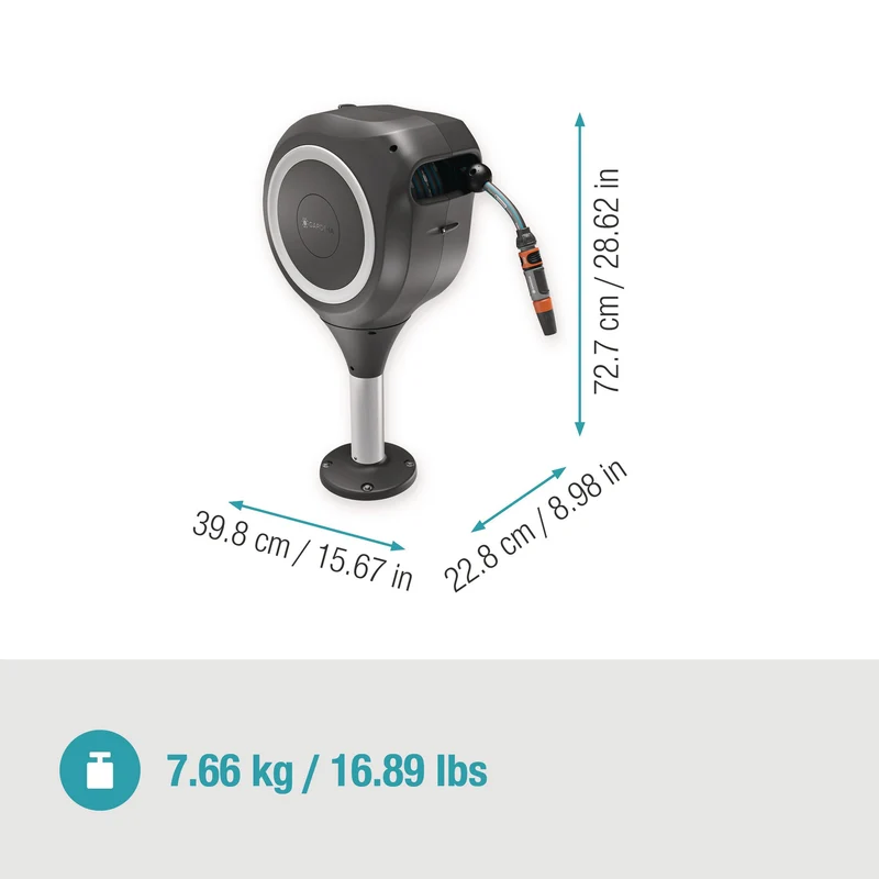 Terrassen-Schlauchbox RollUp B.398mm GARDENA