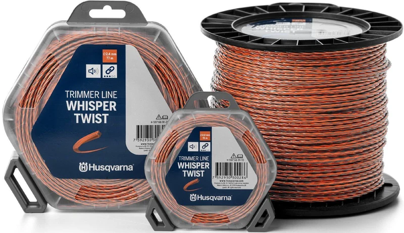 Husqvarna Trimmerfaden Whisper Twist 2,4mm / 210 m Länge