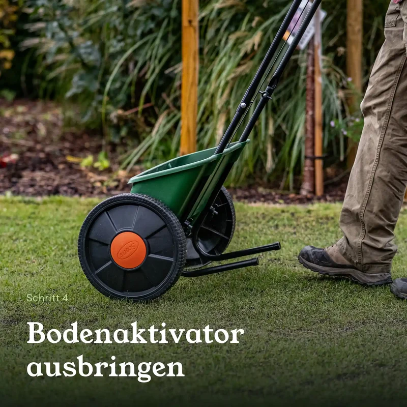 Rasen Vital Komplett Set – Substrat, Bodenaktivator & Rasensaatgut für 100 m²