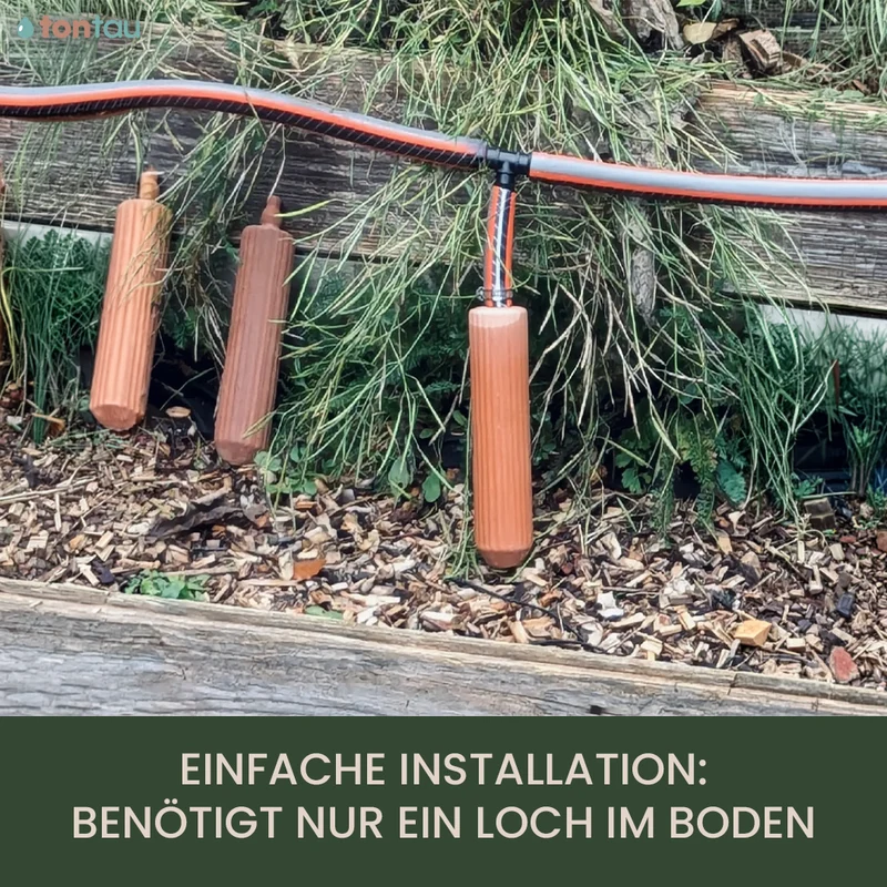 tontau ONE - Bewässerungssystem aus Ton für den Garten