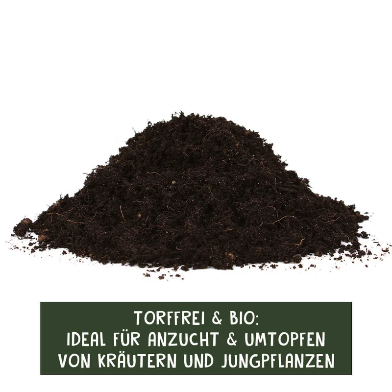 Floragard Bio Aussaat- & Kräutererde – Für zuverlässige Keimung & aromatische Kräuter - 10l