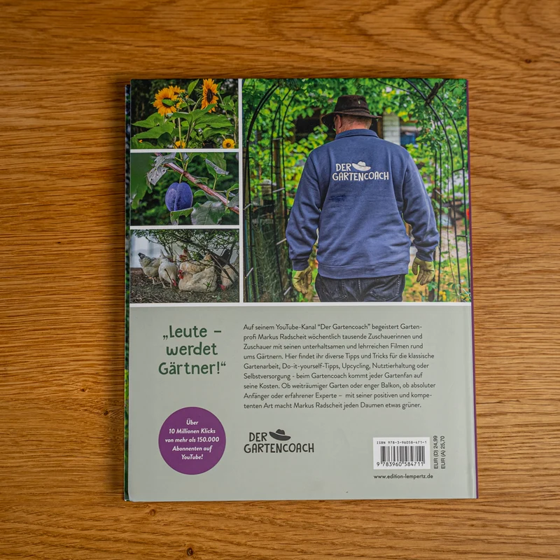 Gartencoach Buch - "Willkommen beim Gartencoach"