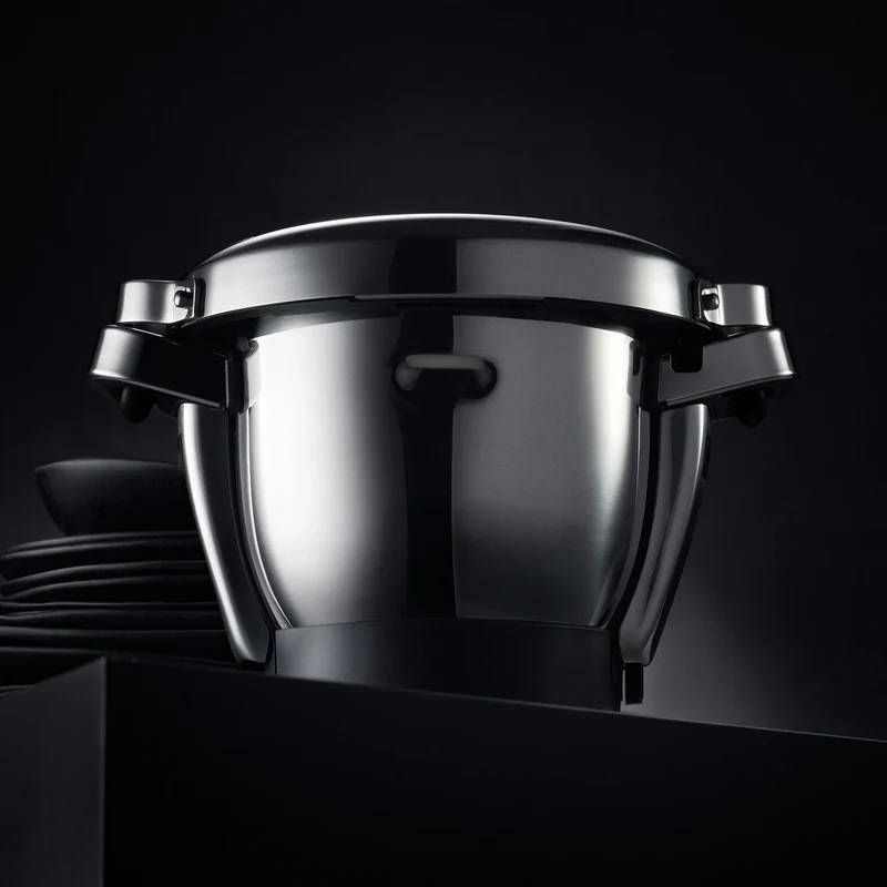 WMF Avantgarde Küchenmaschine mit Kochfunktion – 1550 W, 3 L Edelstahl