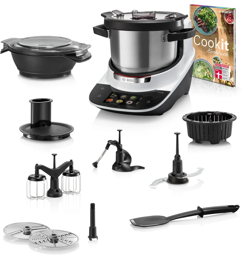 Bosch Cookit Premium Set Weiß – Der Stiftung-Warentest-Testsieger 2026 · Made in Europe