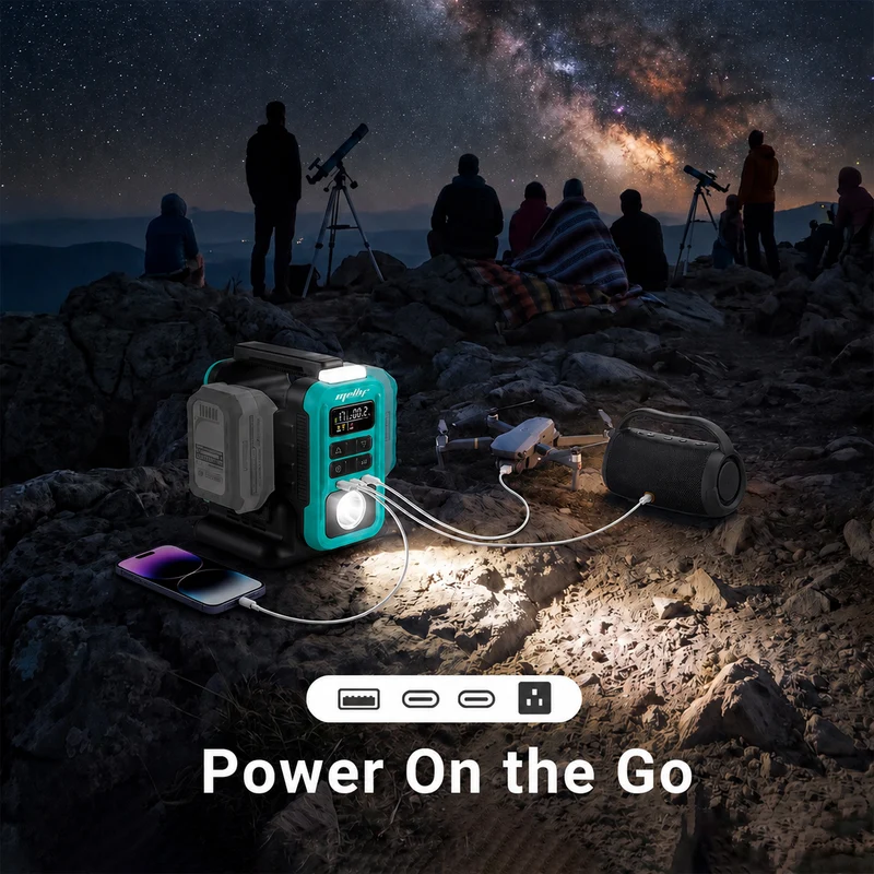Mellif 350 W tragbarer Outdoor-Wechselrichter, reine Sinuswelle