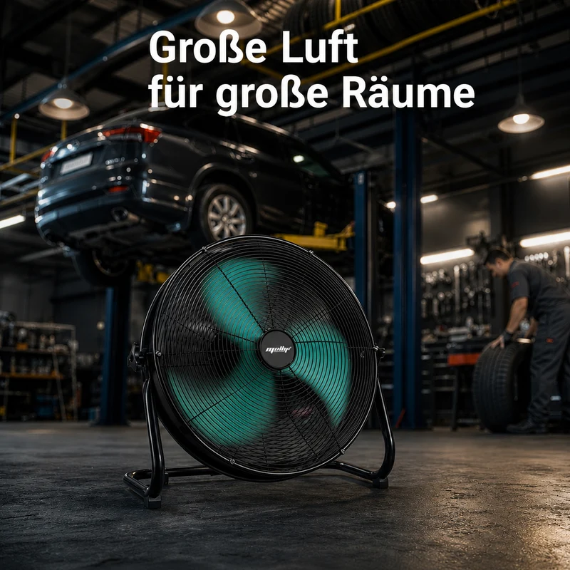 Mellif Hybrid 18V Akku-Lüfter mit AC-Netzbetrieb (MFFS03-18)