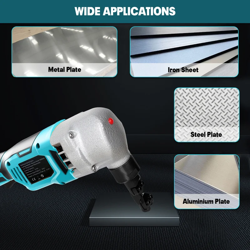 Mellif Akku Blechknabber 360° Drehbare für Makita Akku 18v