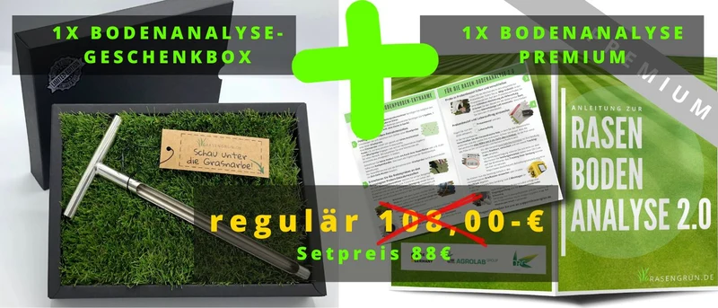 1x Bodenanalyse-Geschenkbox & 1x Bodenanalyse "PREMIUM"