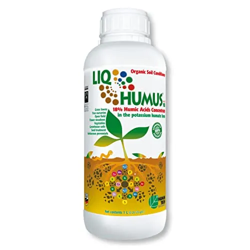 Humintech - Dünger flüssige Huminsäure, Fulvosäure, Fulvinsäure mit Kalium, prächtiger Pflanzenwuchs