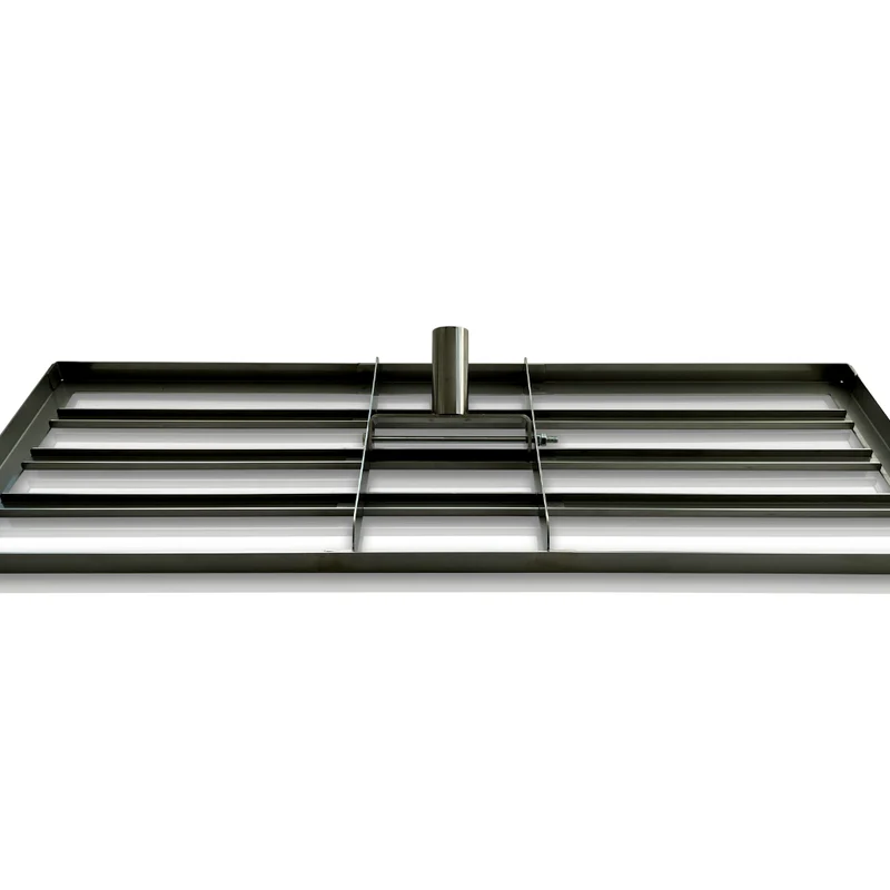 Levelrake "LEVEL MASTER PROFESSIONAL XL", Breite 1m, Rasenrakel aus Edelstahl, Single-Frame Technologie