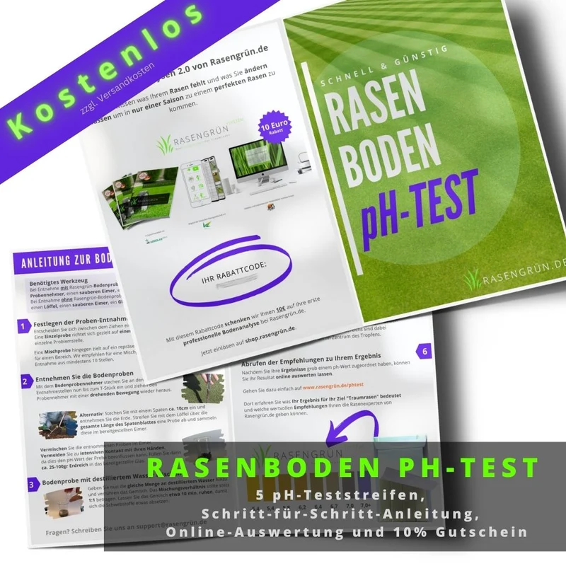 Rasenboden pH-Test-Set - KOSTENLOS