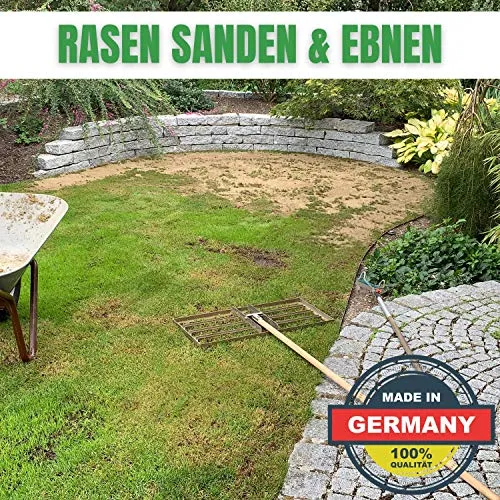 RASENRAKEL RISISANI Leveling-Rake - Level-Rake - Levelawn-Rake - Flächenebner - Topdressing - ohne Stiel