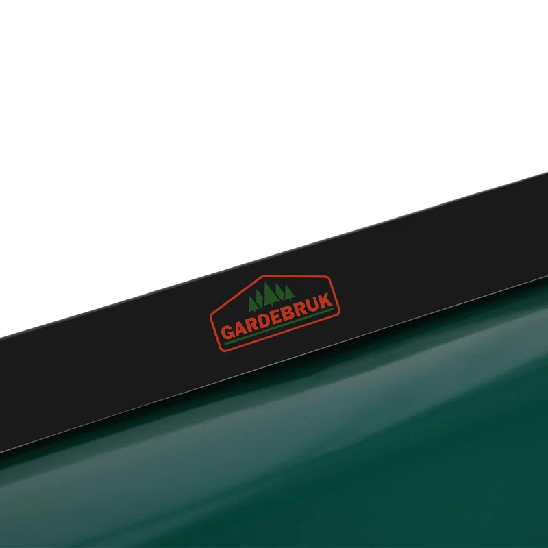 Gardebruk Rasenwalze 60cm 48l Füllvolumen Schmutzabweiser Metall Handwalze Rasenroller Gartenwalze Ackerwalze