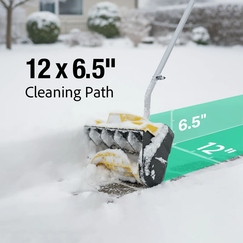 QESOO 12inch Snow Shovel(WRSS12-01)