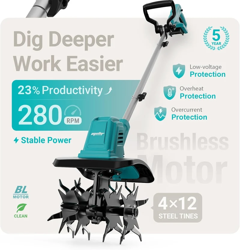 Mellif 18V Garden Tiller(MFWRTL03)