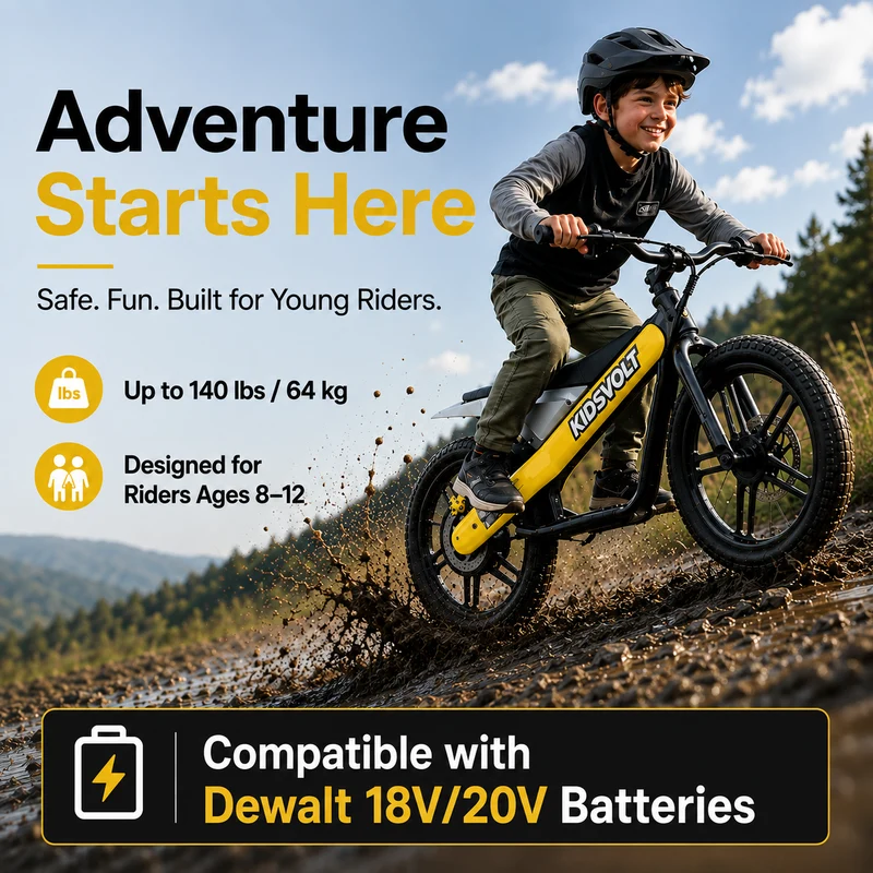 KidsVolt 20V Electric Dirt Bike For Kids（MFTC01）
