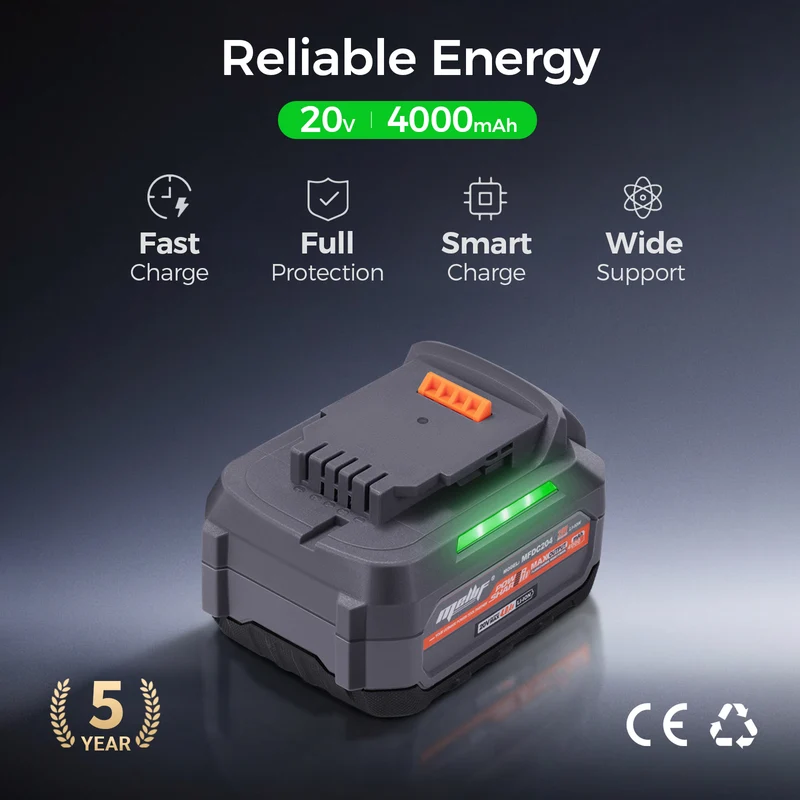 Mellif 20V 4.0Ah Battery & Charger Kit