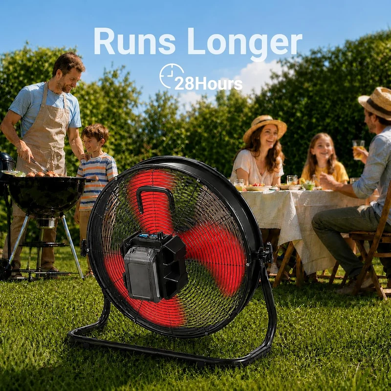 Mellif 18inch Hybrid 18V Portable Fan(MFFS02-18)