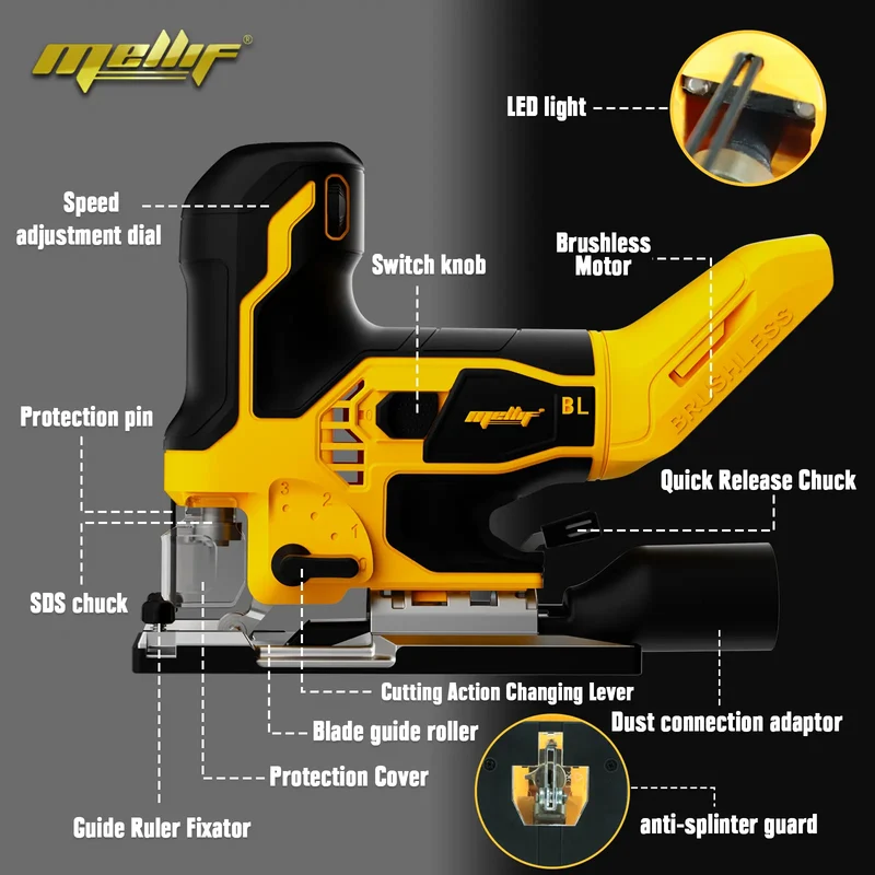 Mellif Cordless Jig Saw