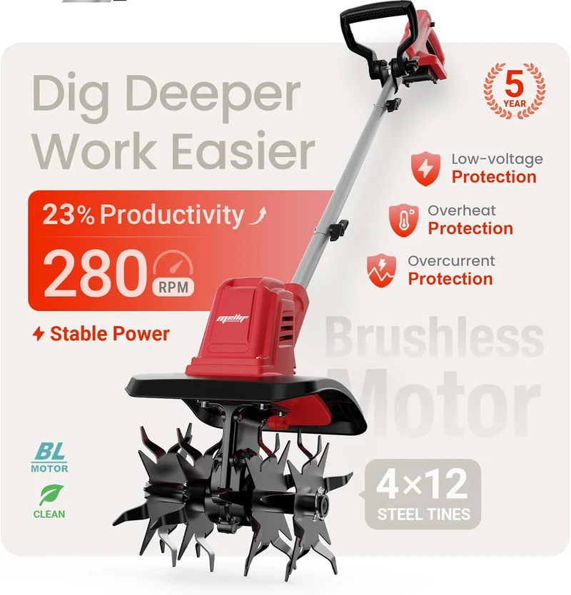 Mellif 18V Garden Tiller(MFWRTL02)