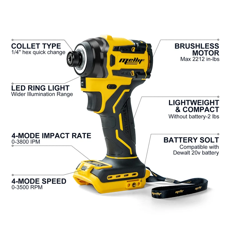 Mellif 250 Nm Impact Driver（MDF1020）