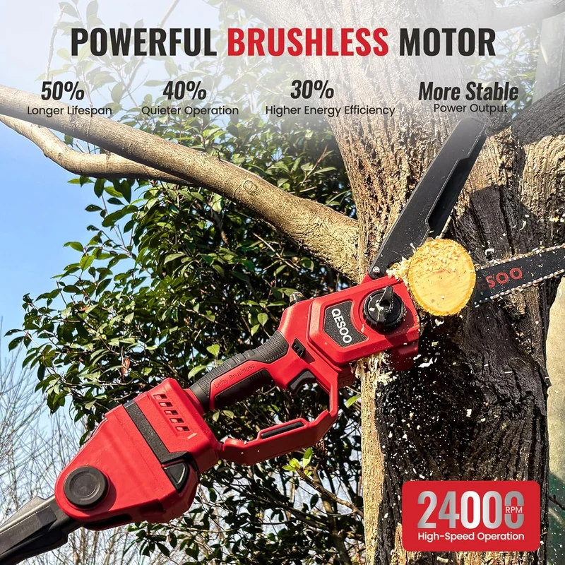 QESOO 2 in 1 Pole Saw（MFPOS02）