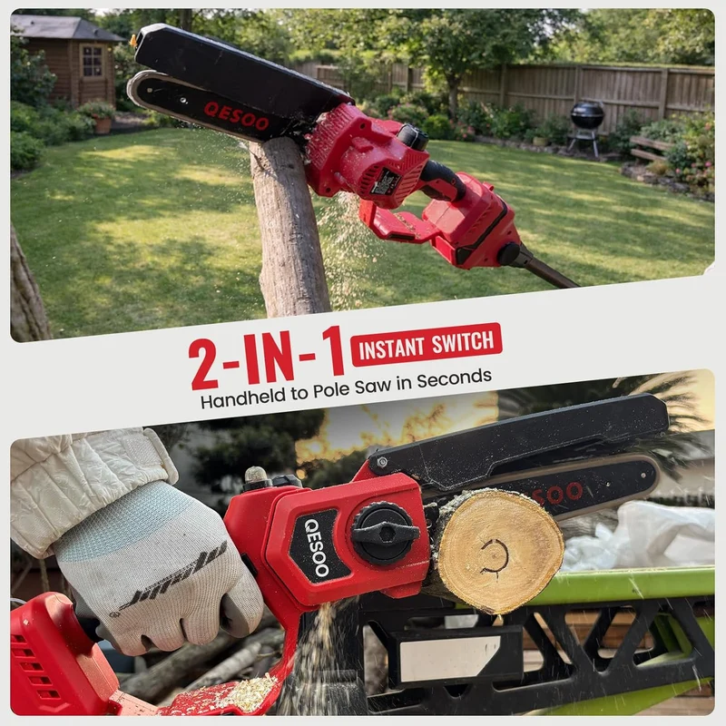 QESOO 2 in 1 Pole Saw（MFPOS02）