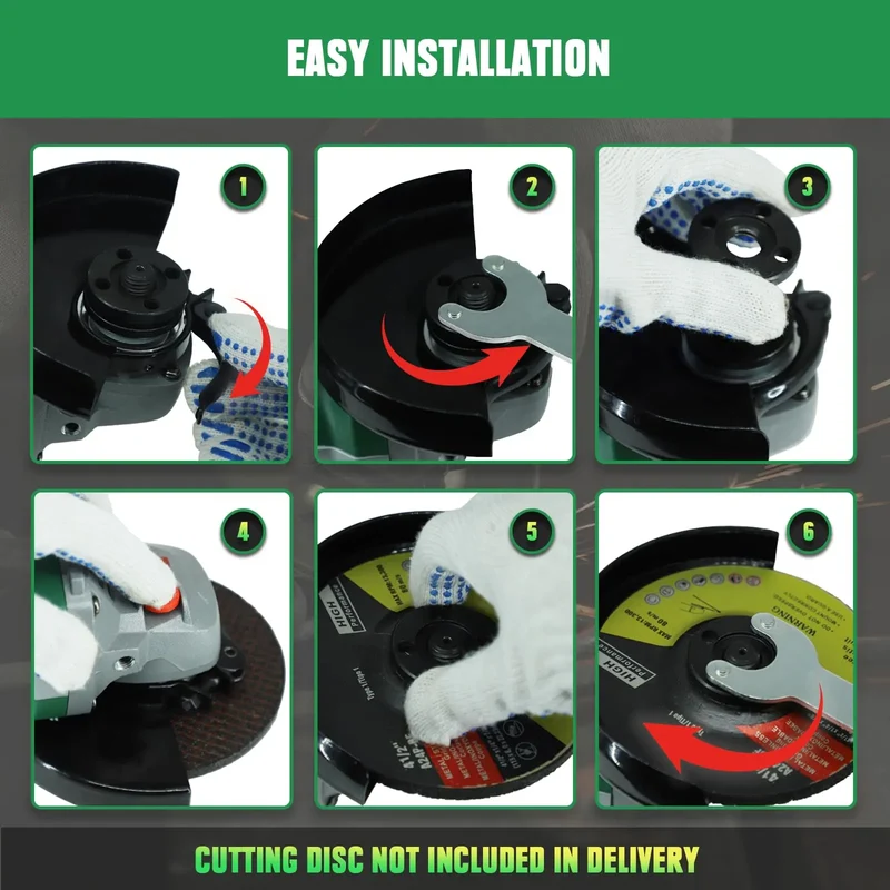 Mellif Angle Grinder Compatible With Makita 18V Battery(Battery NOT Included)