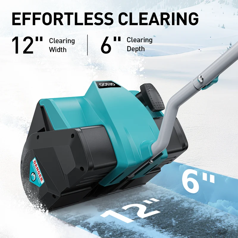 QESOO 12" Cordless 18V Snow Shovel（WRSS12-03)