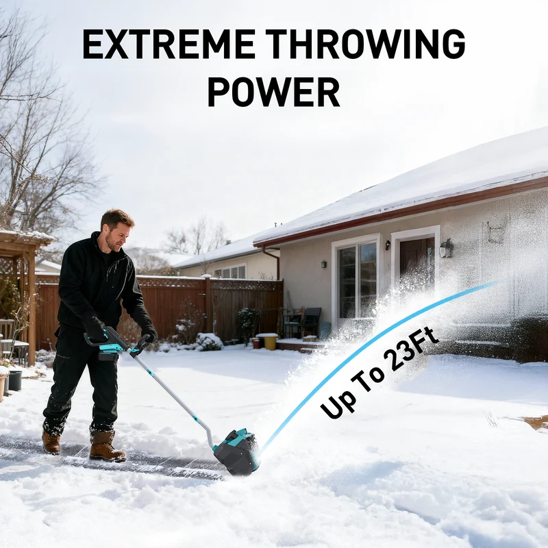 QESOO 12" Cordless 18V Snow Shovel（WRSS12-03)