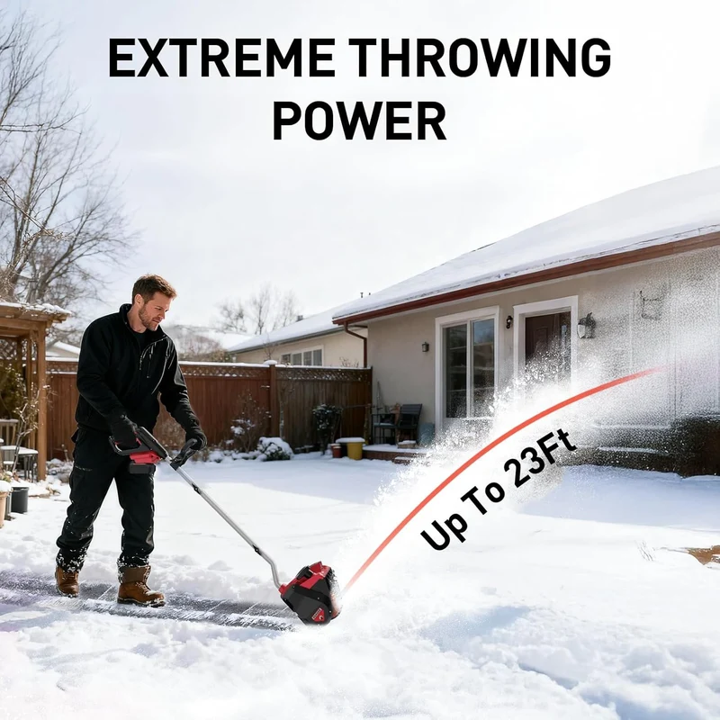 QESOO 12" Cordless 18V Snow Shovel（WRSS12-02）