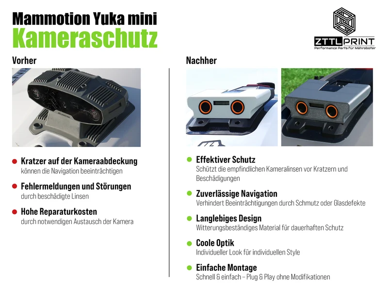 Mammotion Luba mini AWD Mähroboter Performance Stylingset