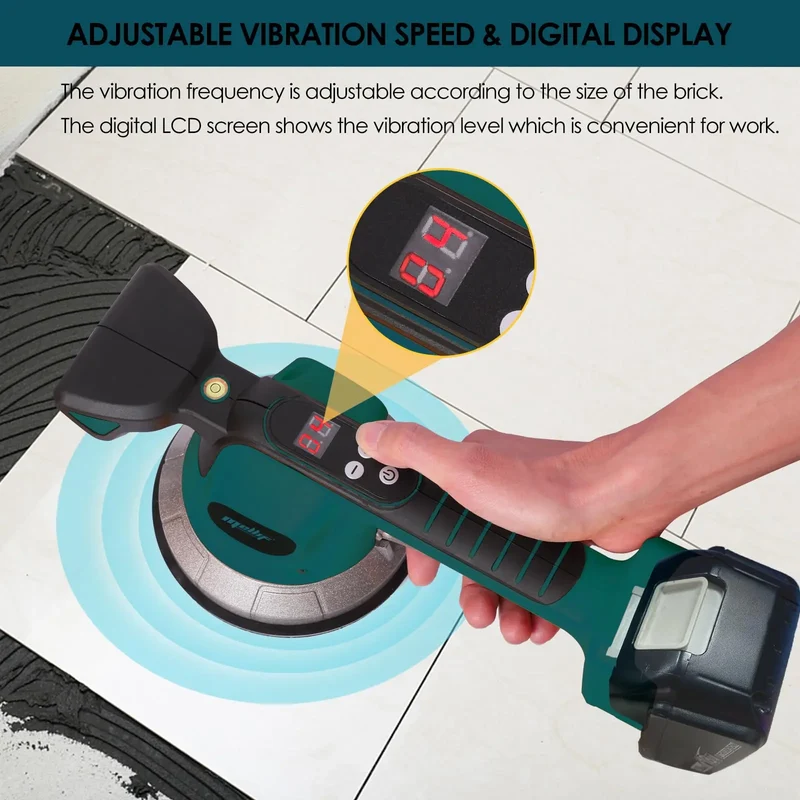 Mellif Tile Vibrator,Compatible With Makita 18V Battery