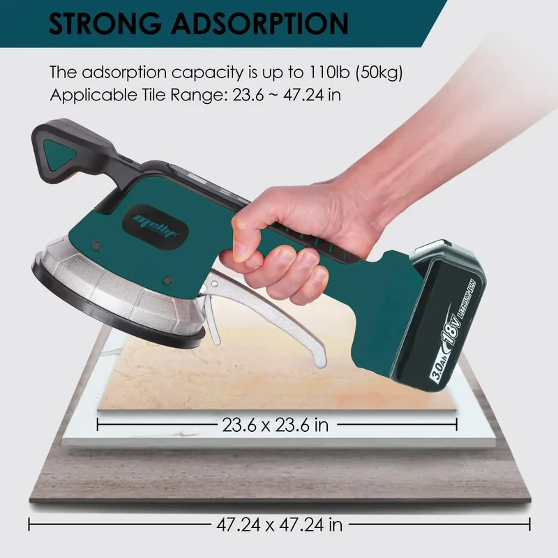 Mellif Tile Vibrator,Compatible With Makita 18V Battery