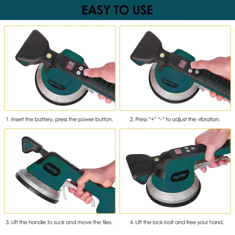 Mellif Tile Vibrator,Compatible With Makita 18V Battery