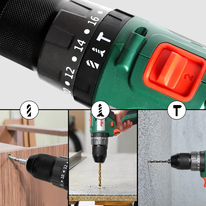 Mellif Cordless Screwdriver,Compatible With Makita 18V Battery (Battery Not Included）