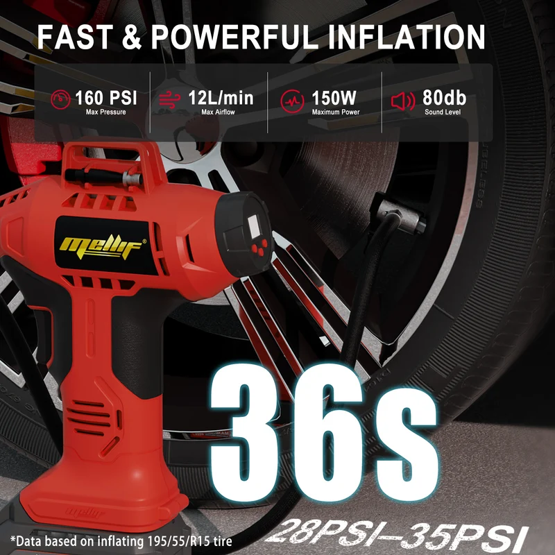Mellif MFTI01-2 7P Tire Inflator