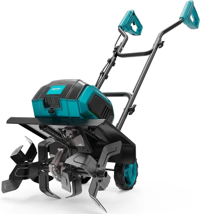 Mellif Cordless Garden Tiller/Cultivator,Compatible with Makita 18V Battery（Battery Not Included）