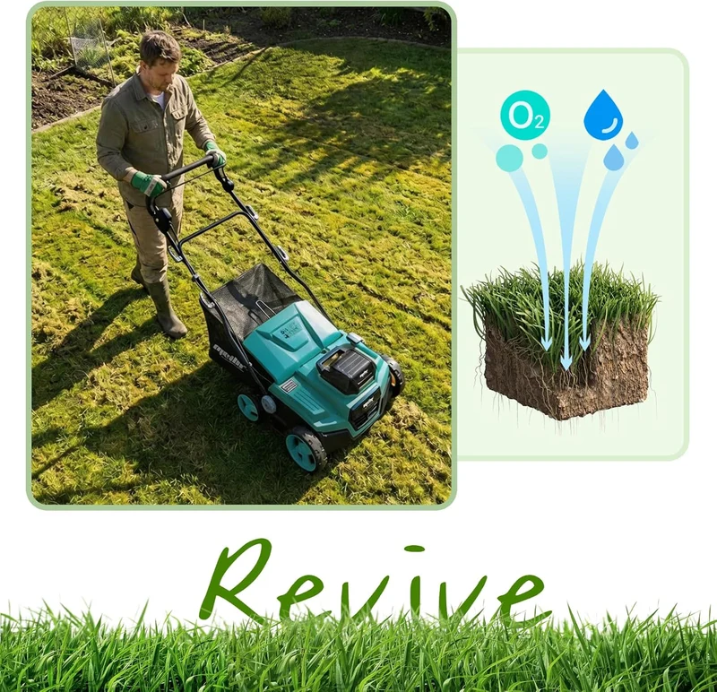 Mellif 15inch 2-in-1 Scarifier&Dethatcher(MFSCRF03)