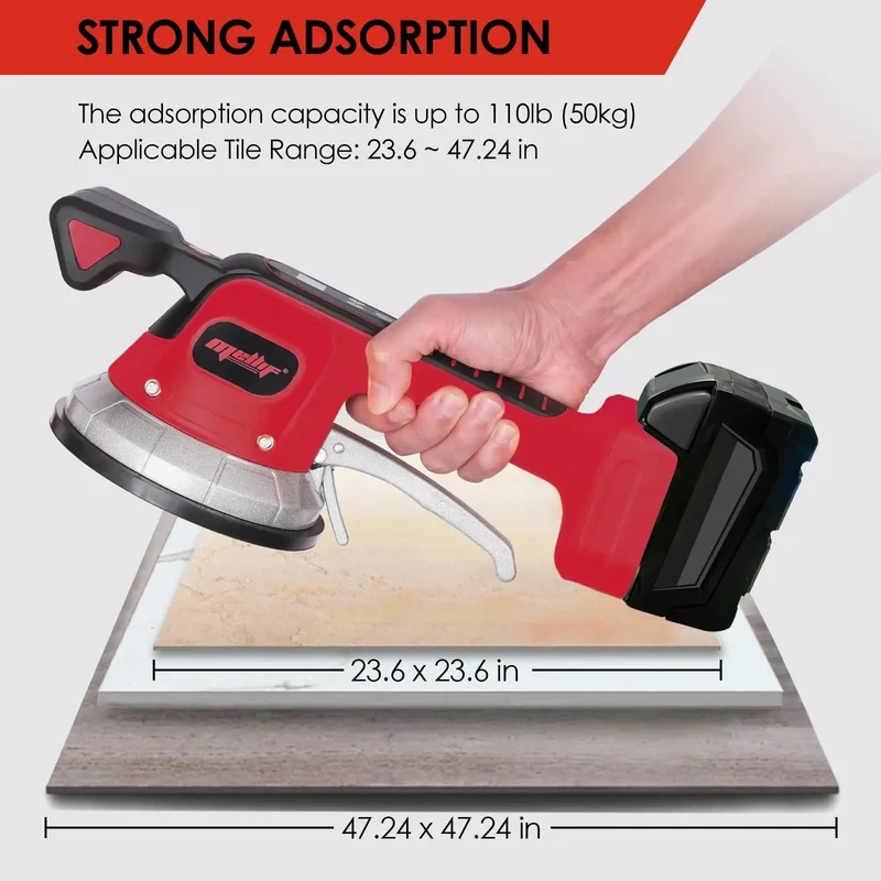 Mellif Tiler Vibrator,Compatible With Milwaukee 18V Battery(Battery Not Included）