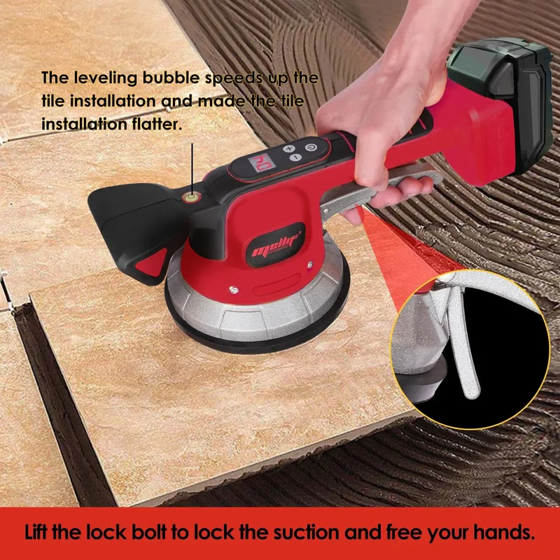 Mellif Tiler Vibrator,Compatible With Milwaukee 18V Battery(Battery Not Included）