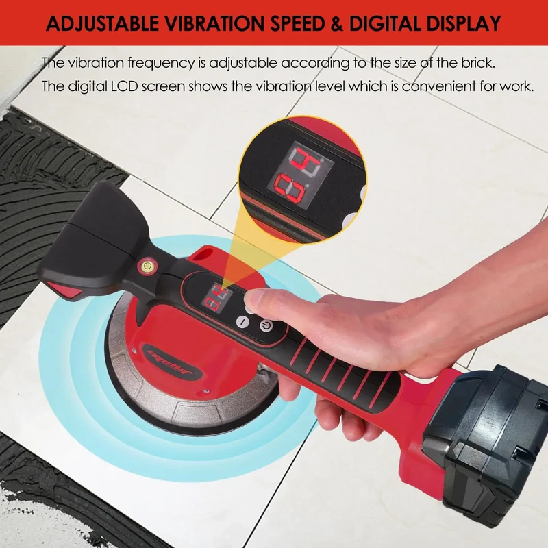 Mellif Tiler Vibrator,Compatible With Milwaukee 18V Battery(Battery Not Included）