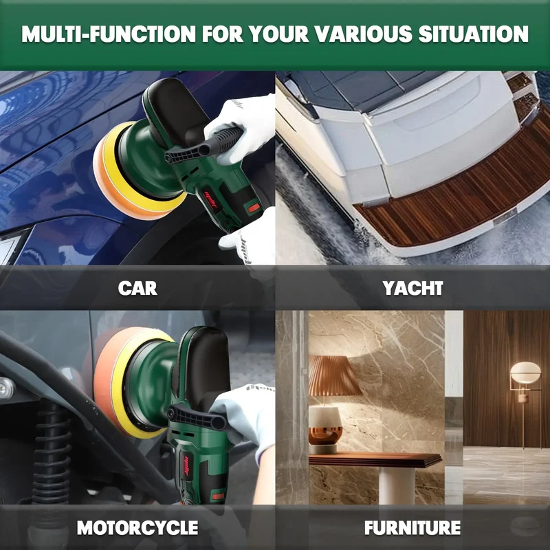 Mellif Brushless Polisher,Compatible With Makita Battery