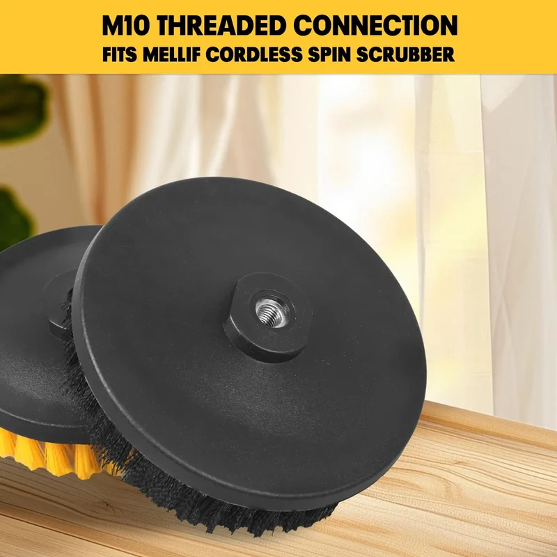 4 Packs Replacement Brush Heads for Mellif Spin Scrubber