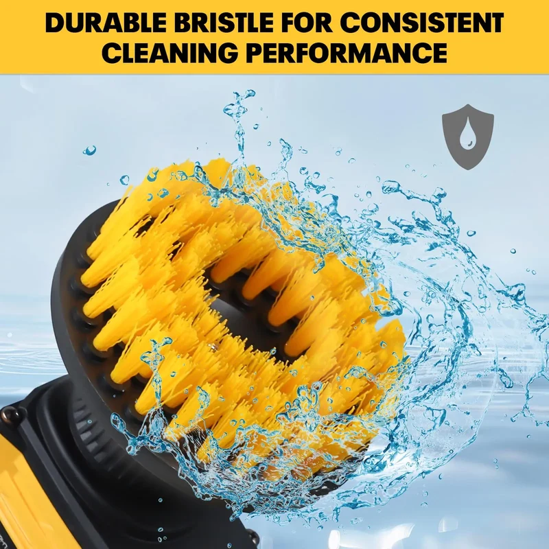 4 Packs Replacement Brush Heads for Mellif Spin Scrubber