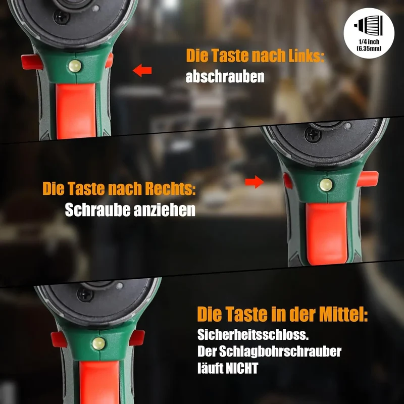 Mellif Cordless Screwdriver,Compatible with Makita Battery（Battery Not Included)