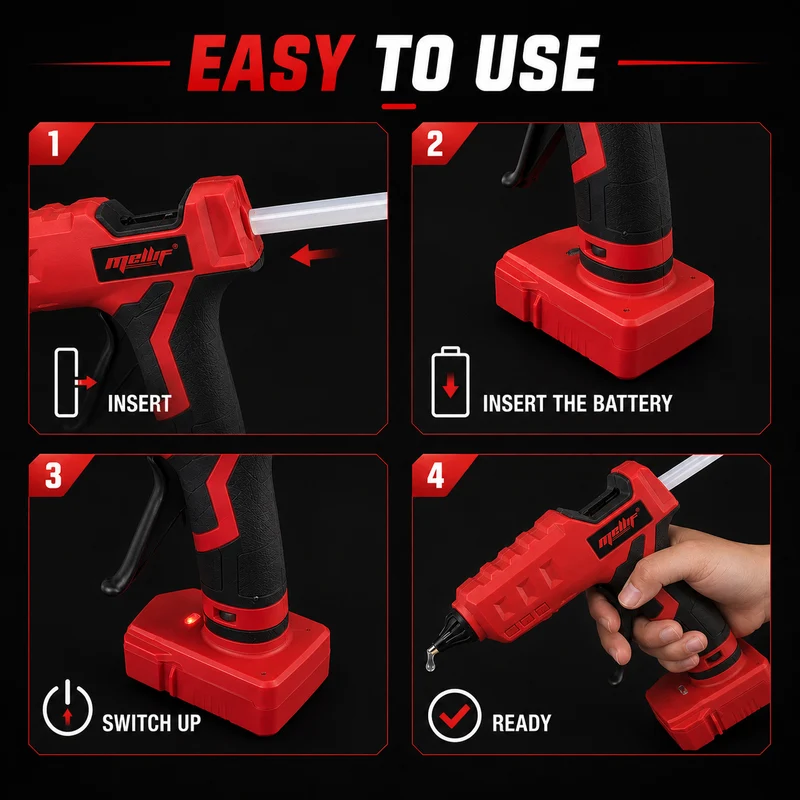 Mellif Hot Glue Gun（MF0402R）