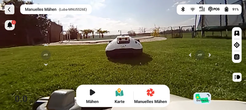 Mammotion Luba mini AWD Mähroboter Performance Style Kameraschutz Linsenschutz rund